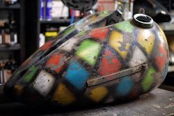 バイクタンクペイント