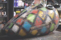 バイクタンクペイント